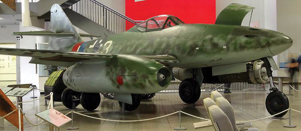 Avion „Messerschmitt” din colecţia Muzeului German