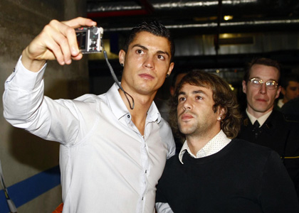 Cristiano Ronaldo la Cadena Ser Party în Madrid
