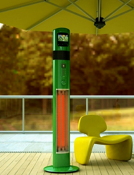 Încălzitor pentru exterior Poseidon Tv de la Chillchaser