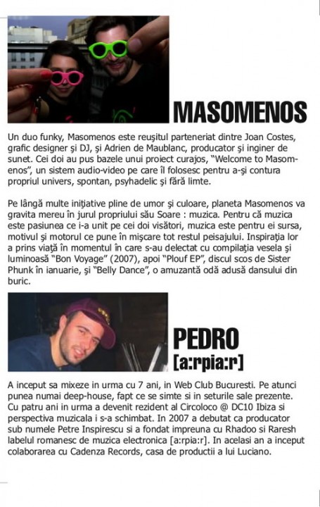 MASOMENOS pedro about