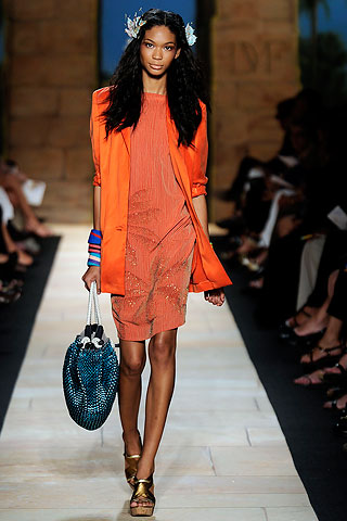 chanel iman pentru diane von furstenberg primavara-vara 2010