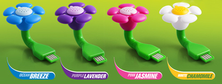 usb scent flower