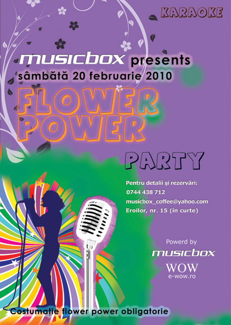 Flower Power Party 20 februarie 2010 Musicbox