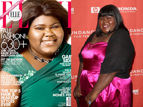 Gabourey Sidibe pe coperta Elle